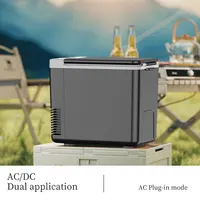 Домашний холодильник 12 В, автомобильный холодильник с морозильной камерой, 10 л, мини-автомобильный охладитель и обогреватель для морозильной камеры, электрический холодильник, портативный Icebox 220 В — изображение 4