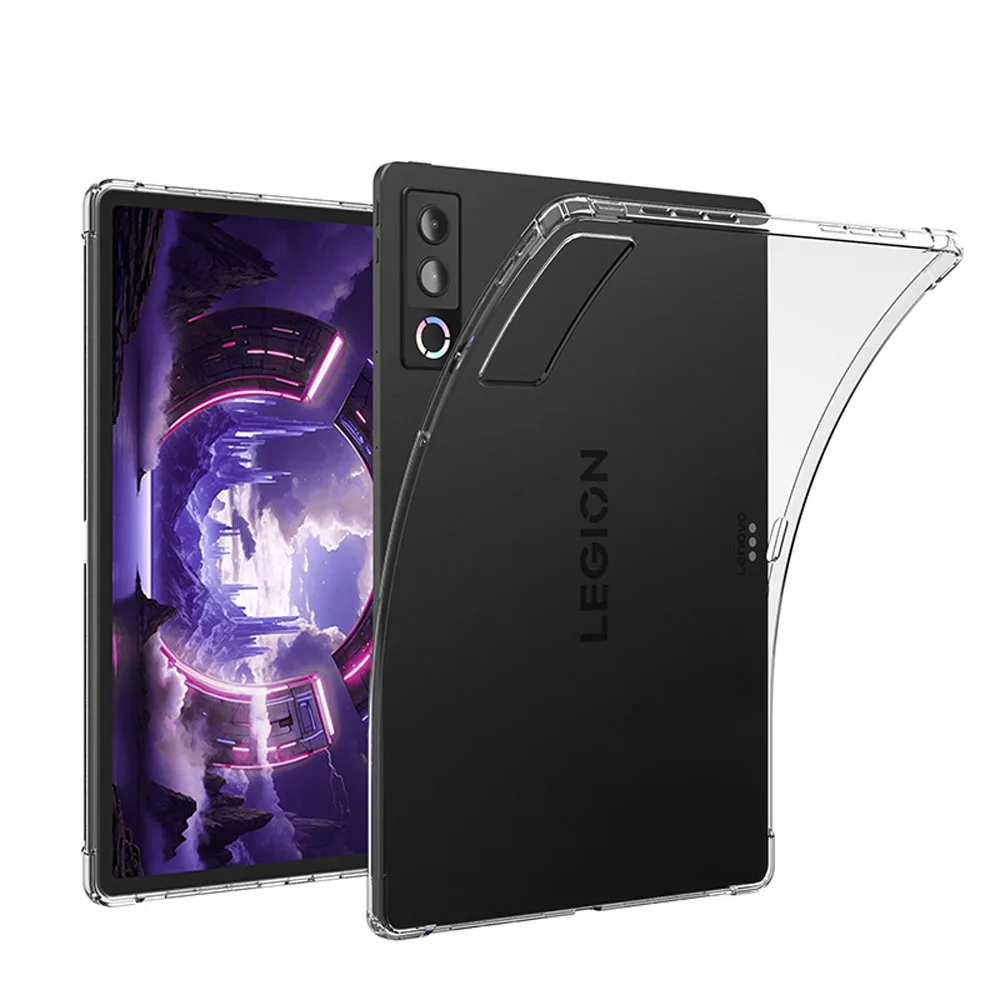 Transparent TPU Shockproof Case for 13-Inch Tablets - Slim Airbag Design
