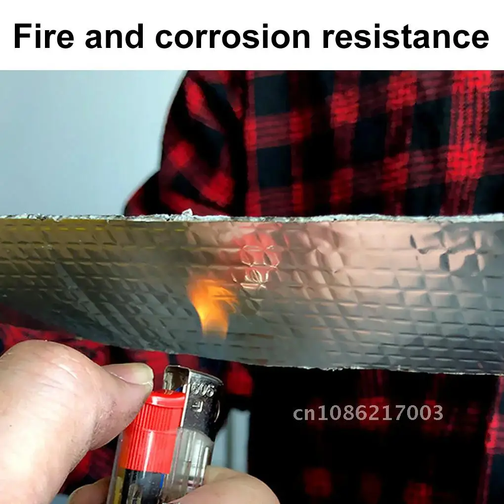 

Self Adhesive Butyl Rubber Tape Aluminum Foil Waterproof resistance for Roof Pipe Repair Performance Fix Adhesive