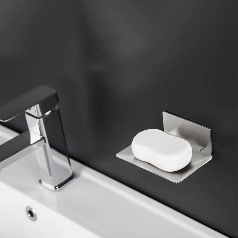 

Держатель для мыла и губки, серебристый настенный держатель для мыла из нержавеющей стали