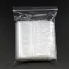 30-100pcs/bag 4*6/5*7/6*8/7*10/8*12cm Zipped Lock Reclosable Plastic Poly Clear Bags Bulk Jewelry Craft Accessory Packaging 5