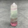 Natural Stone Fluorite Tower Polished Quartz Crystal Wand Point Reiki Healing Gift Room Colorful Decor Obelisk 4