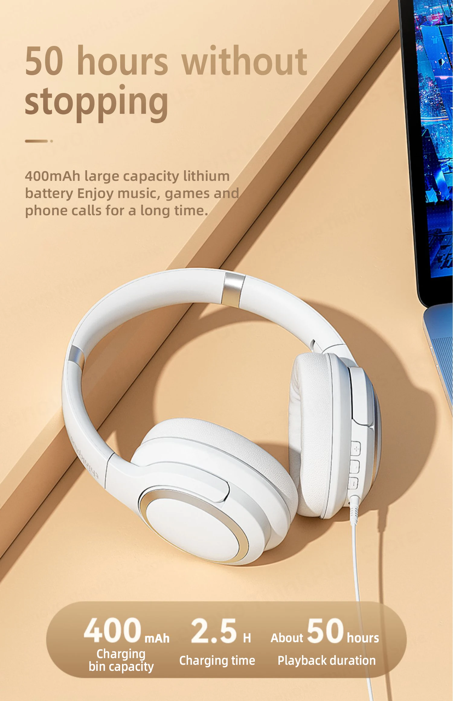 Lenovo TH40 Stereo-Bluetooth-Kopfhörer