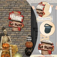 Halloween Themed Hanging Plaque with Easy-Hang Rope for Home DoorsAndParty Venue Entrances Decorative Holiday Accessory 6