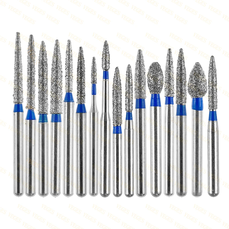 

FO Type Standard Dental Diamond Burs Instrumentation Drill For High Speed Handpiece Dentist Tool FG 1.6mm Polishing Burs Drills