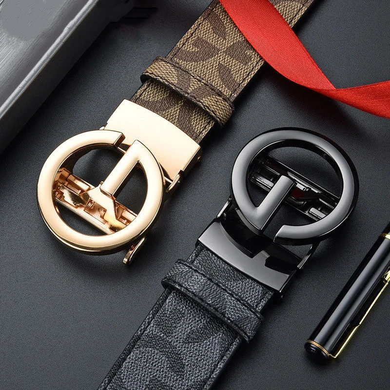 New Business Men Belts Casual Fashion Luxury Lady Designer Famous Brand Male G Buckle Women Leather Belt for women dress