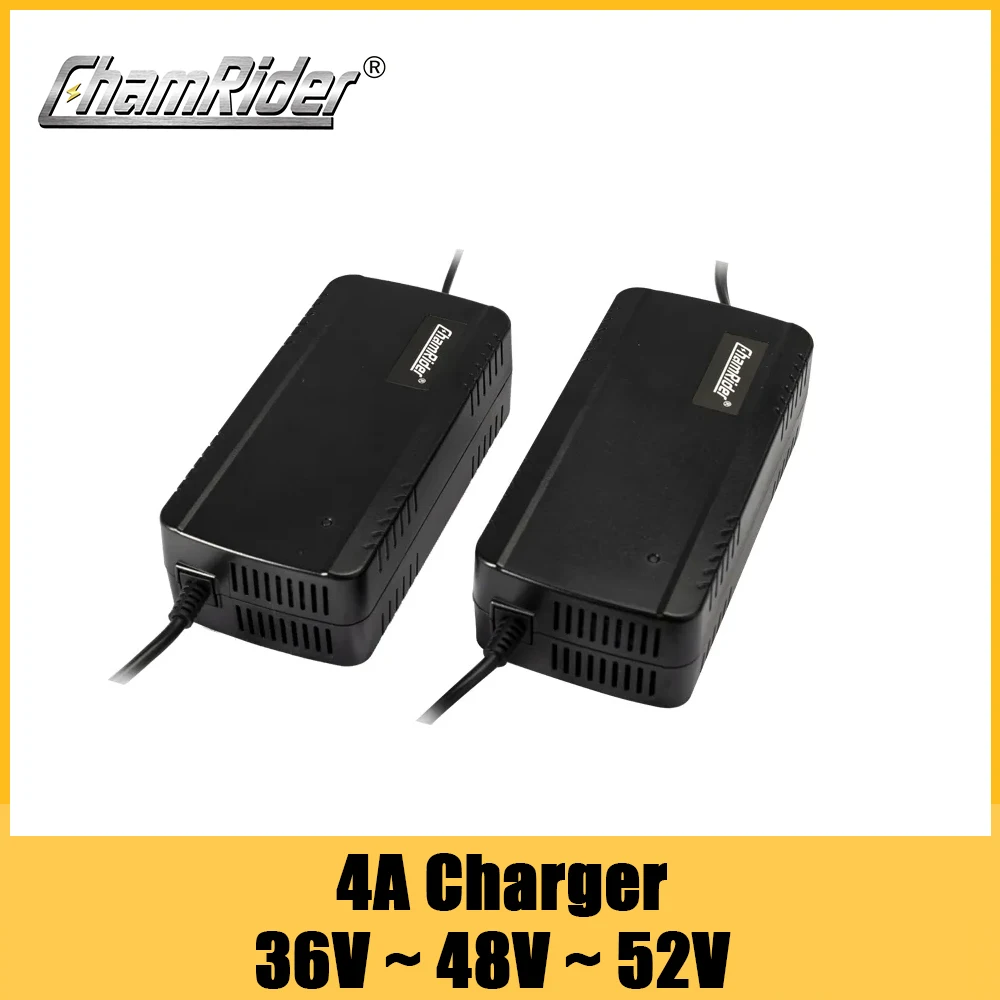 Lithium battery charger 36V 42V 48V 54.6V 52V 58.8V li-ion battery pack charger for ebike electric bike DC XLR RCA