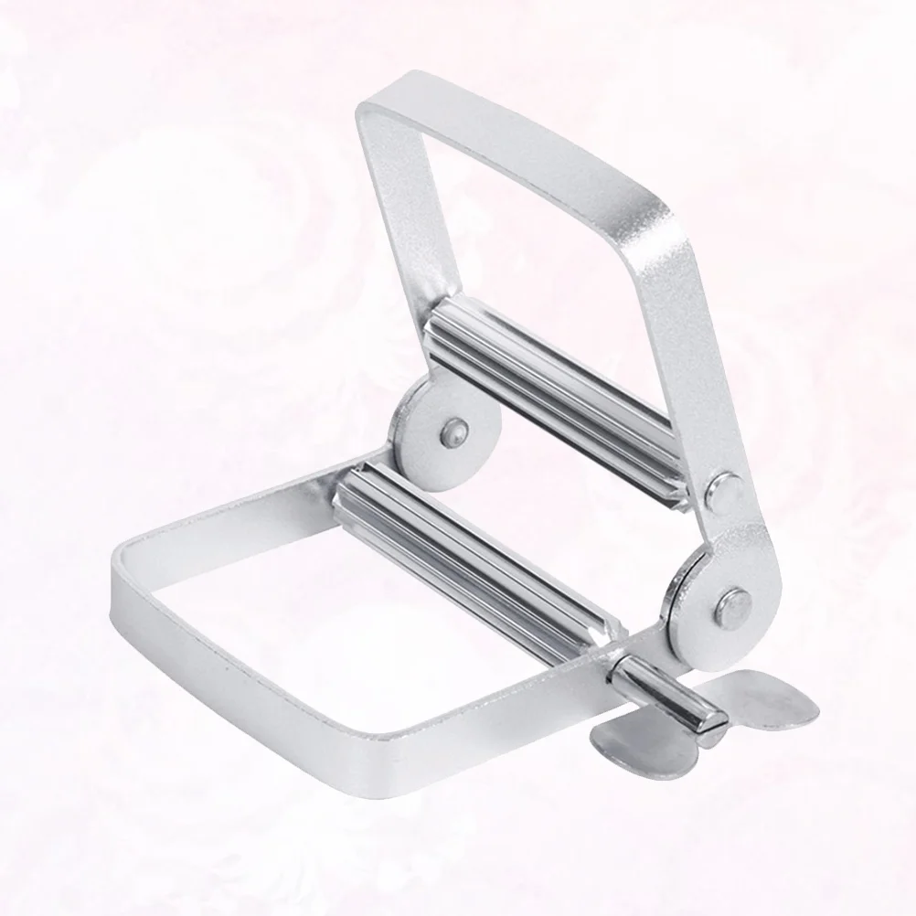 

Stainless Steel Toothpaste Squeezers Manual Cosmetics Hair Dyeing Cream Pigment Extruder Practical Cream Squeezing Clip