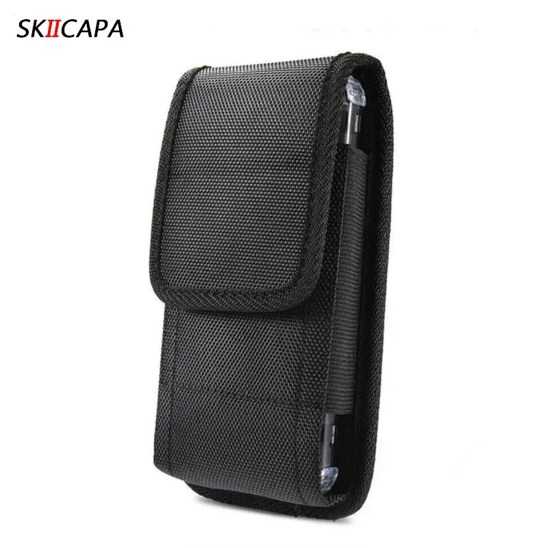 Oxford Cloth Belt Clip Holster Cover - Waist Bag Phone Pouch Case
