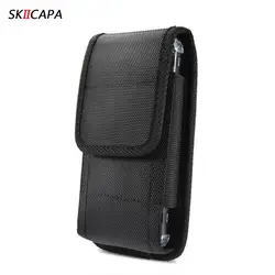 Oxford Cloth Belt Clip Holster Cover - Waist Bag Phone Pouch Case - iPhone 13 Mini (S)