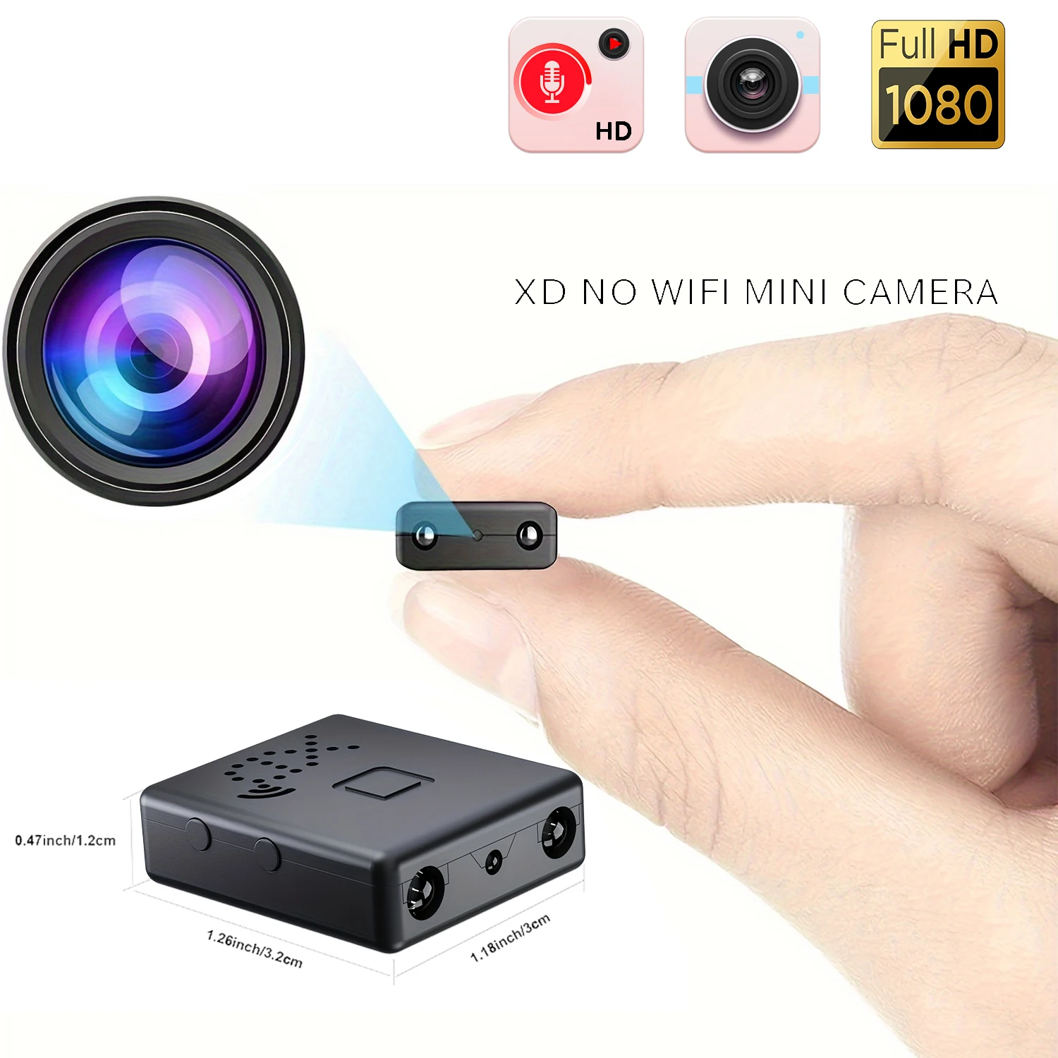 

HD 1080P Mini ip Cam XD Night Vision Camera IR-CUT Motion Detection Security Camcorder HD Video Recorder