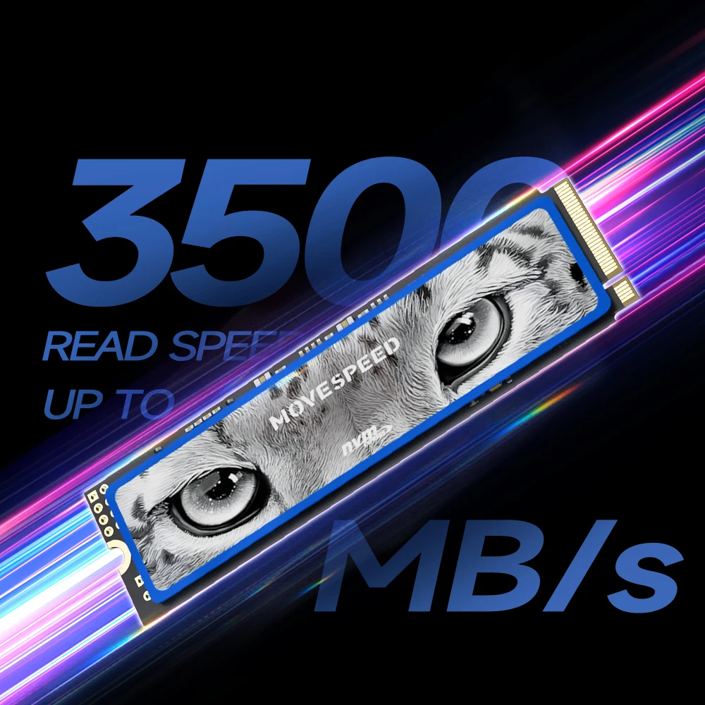 MOVESPEED 3500MB/s SSD NVMe M.2 2280 2TB 1TB 512GB 256GB Internal Solid State Drive M2 PCIe 3.0x4 2280 SSD for Laptop PC