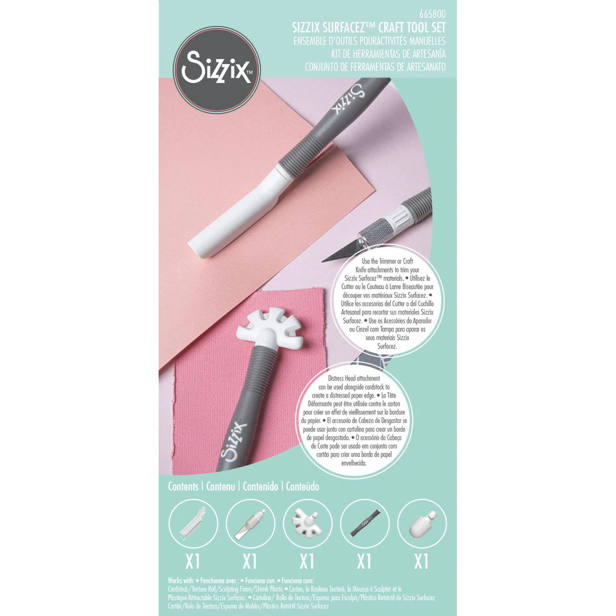 

Набор инструментов для изготовления Sizzix 665800 Surfacez