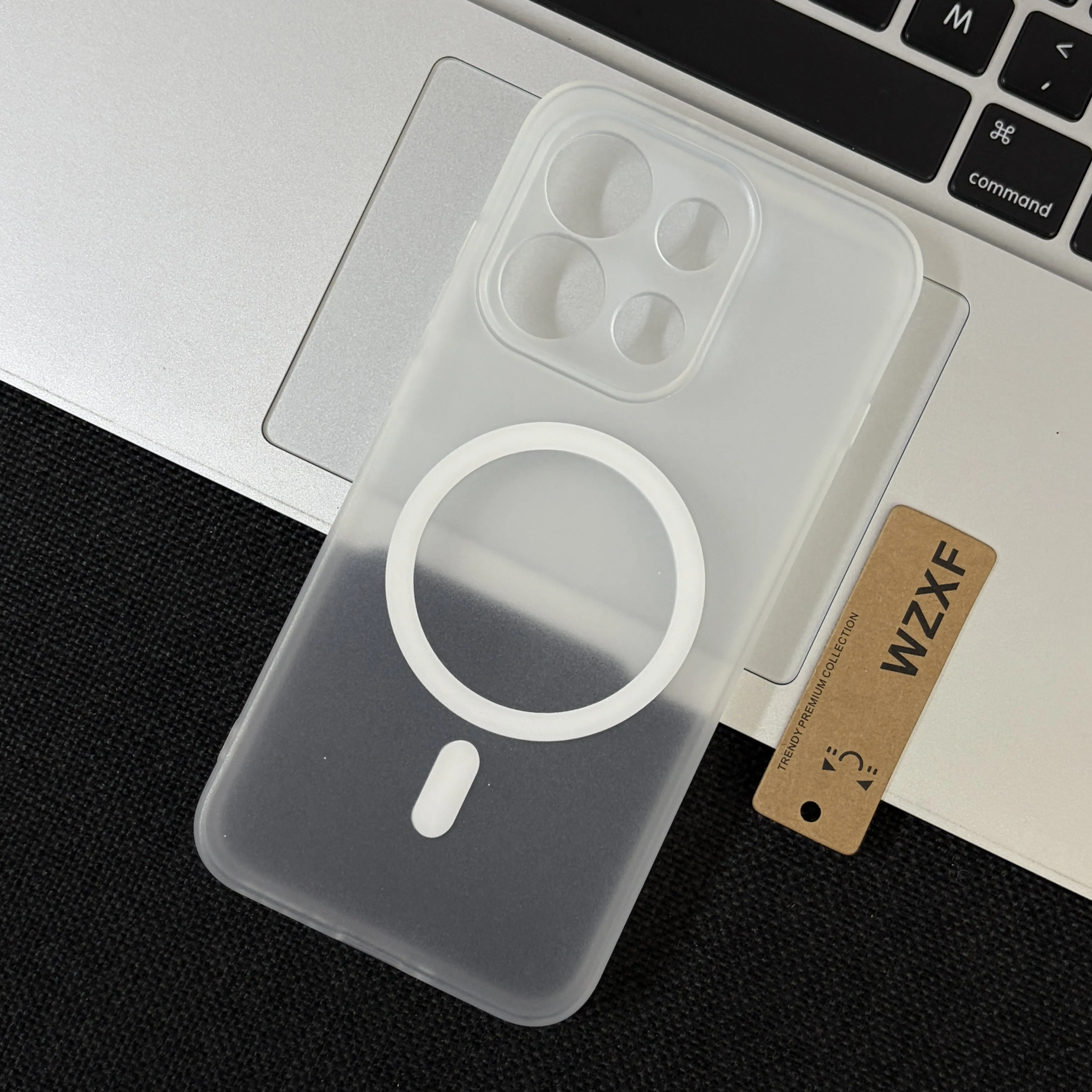 Stylish Frosted TPU Magnetic Slim Phone Case - Fashion Simple Ice Fog Design