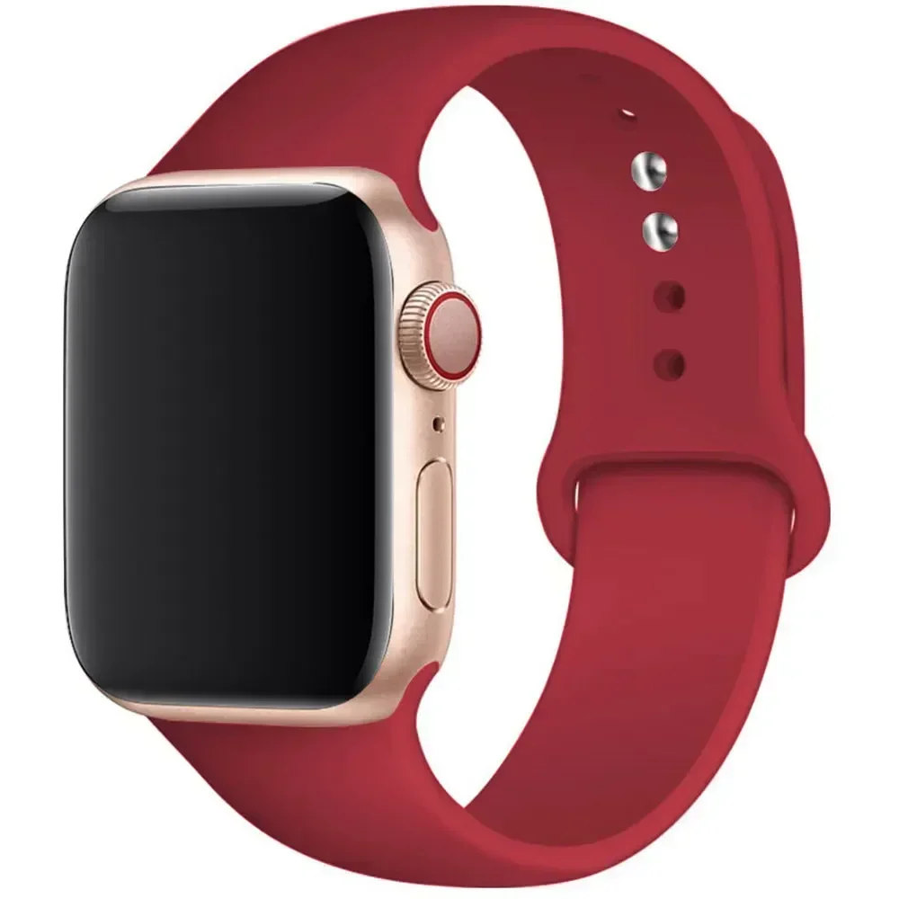 Premium Silicone Sport Band for Smartwatch - Vibrant & Durable Design for Everyday Wear