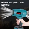ONEVAN 200M/S 2000W Brushless Turbo Fan Blowers Electric Handheld Jet Fan Snow Leaf Dust Blowing Tool for Makita 18V Battery 2