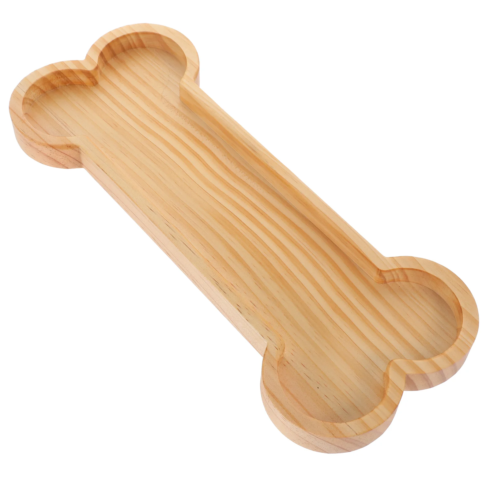 Bone Shape Wooden Tray Snack Plate Charcuterie Board Food Serving Platter Kitchen Utensil Storage Tray Dining Bar Tableware