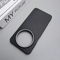 Luxury PU Leather Soft Silicone Shockproof Bumper Back Cover Case - Honor Magic7 Lite 5G (Black)