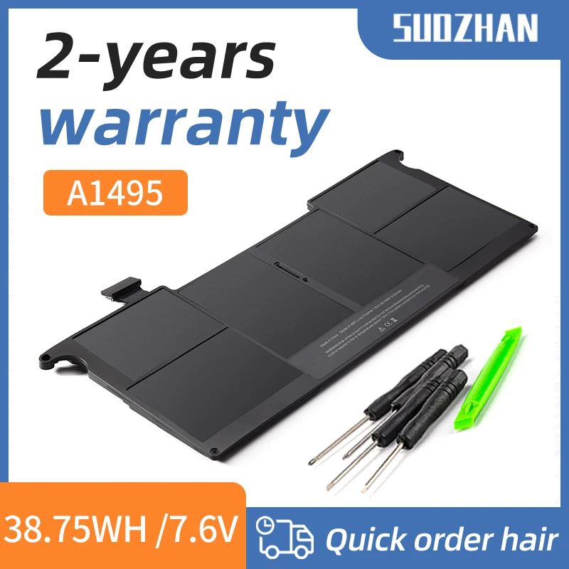 

SUOZAHN battery A1495 Laptop Battery For Apple MacBook Air 11" A1465(2013 2014 2015) MD711LL/A MD711/A MD712/A MD711/B 020-8084-