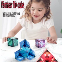 

Three-dimensional Geometric Variable Magnetic Flip Cubic Volume Block Children's Educational Thinking Training Decompression Toy