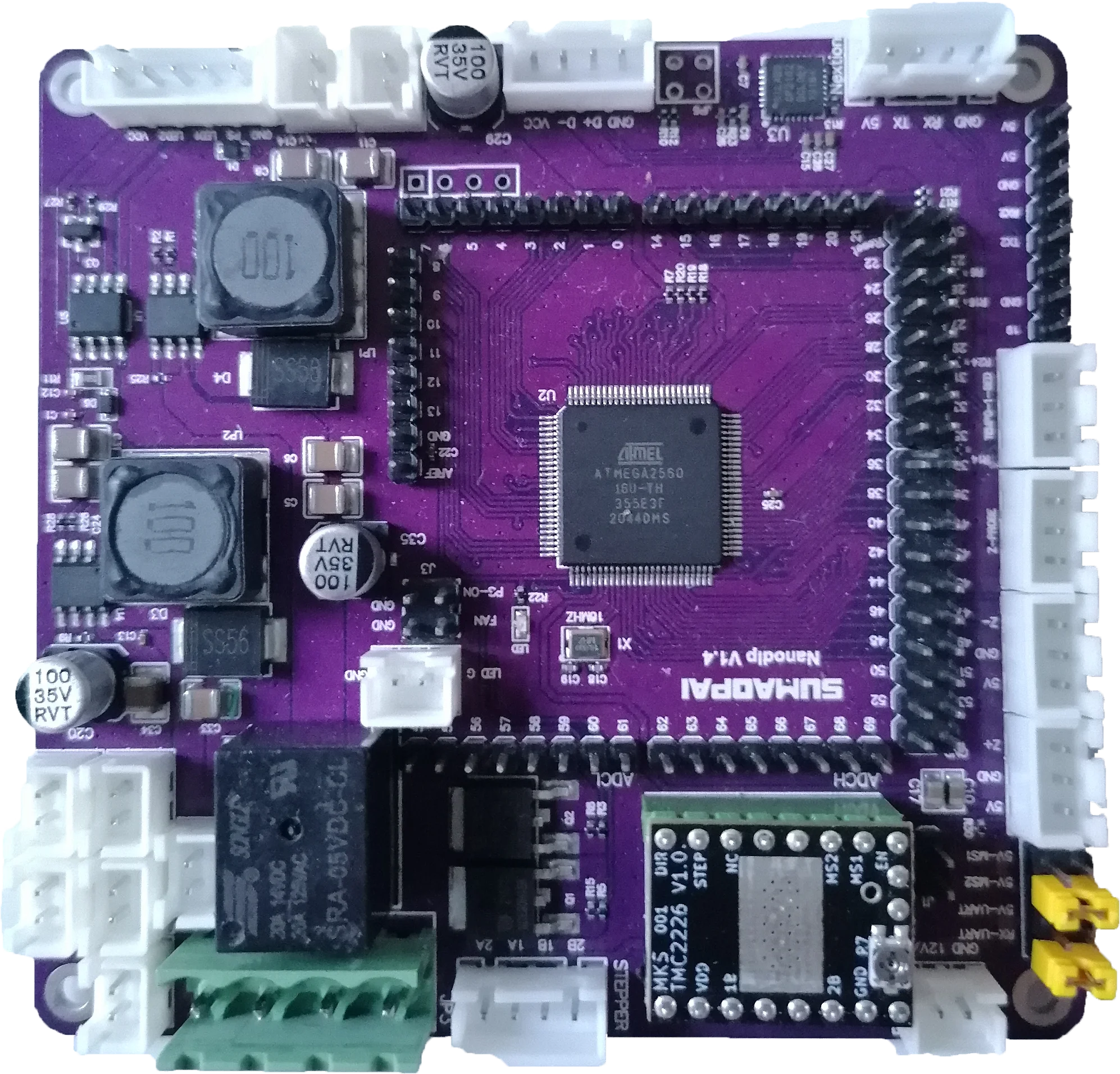 Acessórios da Impressora 3d uv 405nm Luz Cura Faça Você Mesmo Raspberry pi Nanodlp Placa de Controle Oficial V1.4 com Tela Toque - Imagem 4