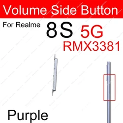 Enhanced Side Button Replacement for Realme Devices - Power/Volume Control (8S 5G - Volume - Purple)
