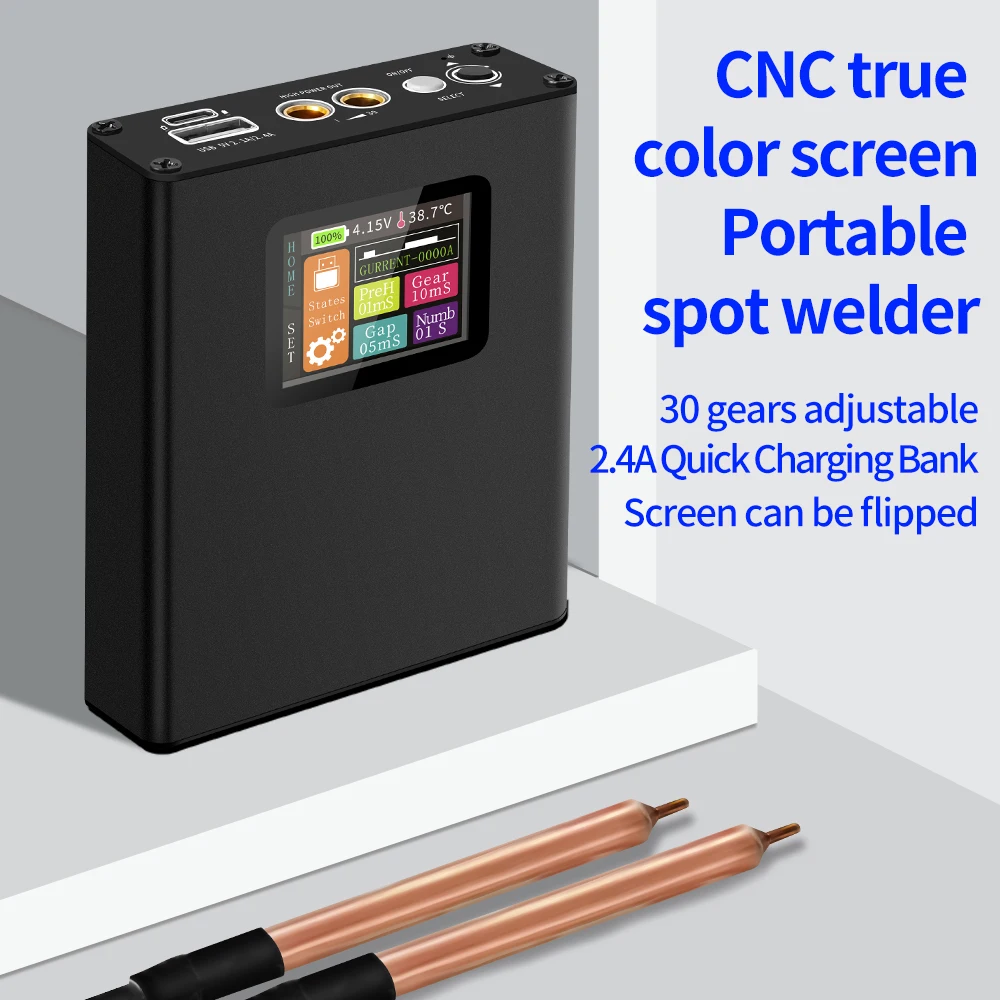 

Digital Spot Welding Machine 18650 Lithium Battery Welding Device With Ammeter for Nickel Plated Pure Nickel Sheets Spot Welder