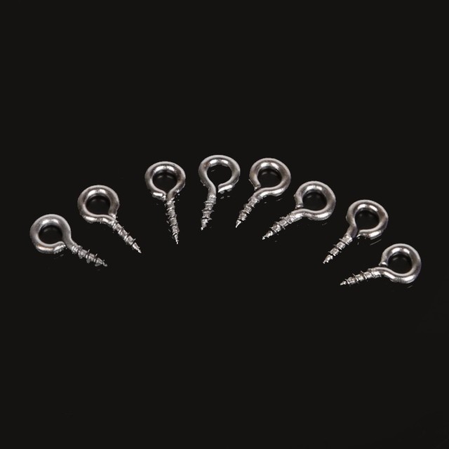 Pcs Small Sheep Eyes Nail Screw Tiny Mini Eye Pins Hooks Eyelets  for Beaded Pendant Screw Findings Jewelry Accessories