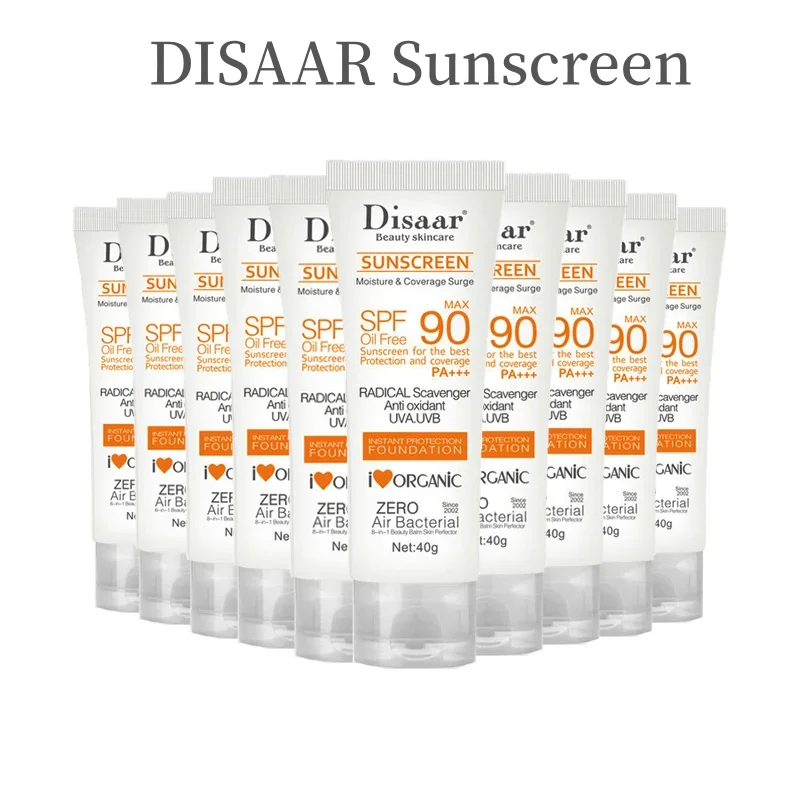 10 шт., увлажняющий солнцезащитный крем Disaar SPF90, 40 г