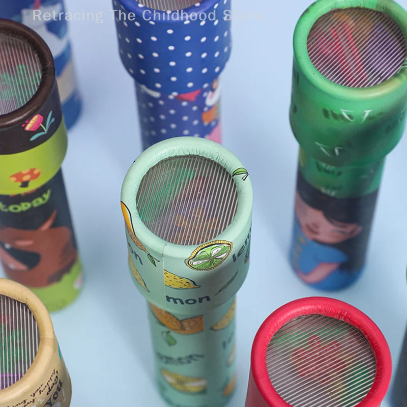 1 Piece Children Party Gift Large Rotating Kaleidoscope Classic Educational Toys For Kids Imaginative Cartoon Toy