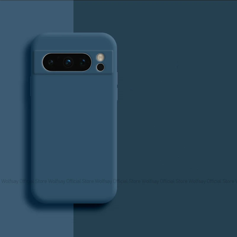 Shockproof Liquid Silicone Phone Back Cover in Matte Finish