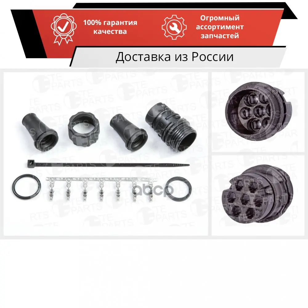 Разъем DAF электрический (7-ми контактный) TE PARTS арт. 7880001 | Автомобили и мотоциклы