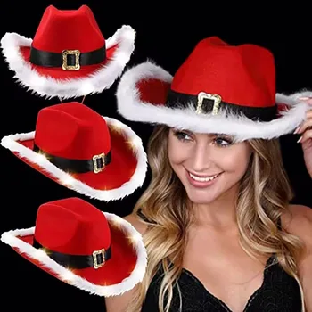 Christmas Cowgirl Hat