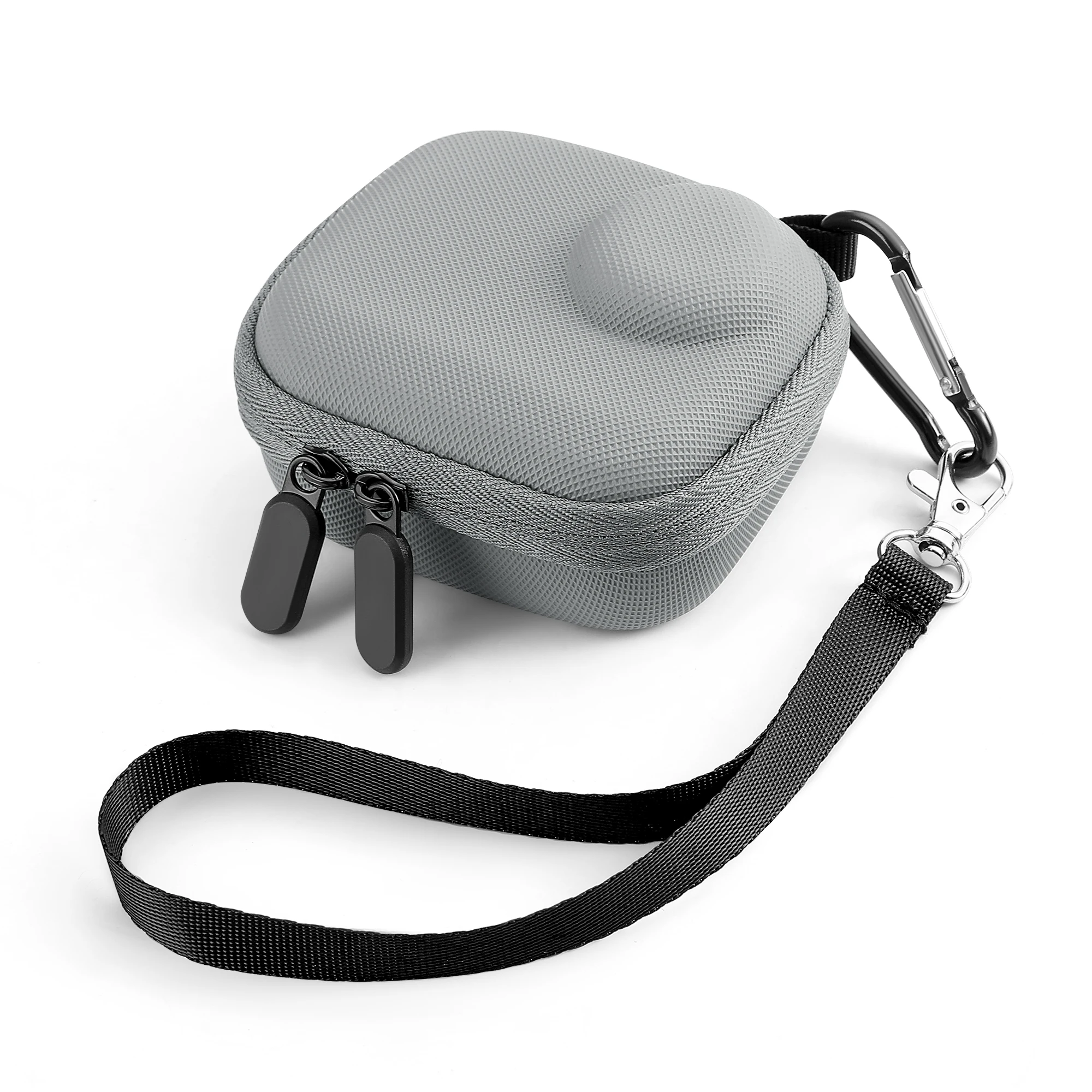 Mini mallette de rangement fermée avec fermeture éclair et poignée de transport, protection et praticité pour votre Insta360 Go Ultra.