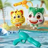 Summer Water Guns Children Outdoor Beach Water Battle Wimming Pool Party Backpack Spray Water Gun Cartoon Animals Water Gun 1