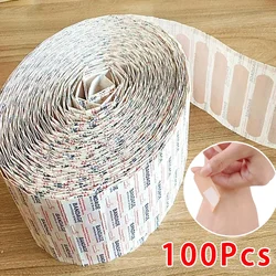 Waterproof Breathable Adhesive Plaster Bandages - First Aid Wound Care Solution (100 Pieces) (100pcs)