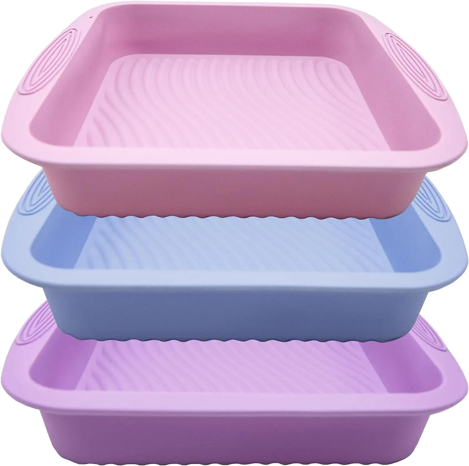 Square Cake Pan Toast Pan Bread Silicone Baking Forms 24CM cake mold baking pan