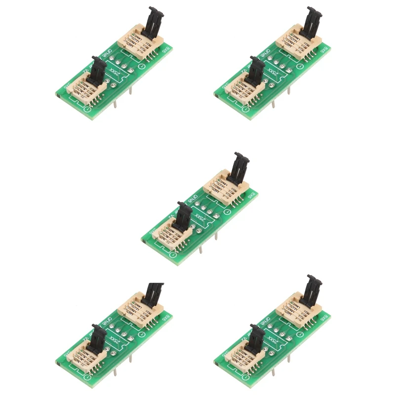 

5X QFN8 /WSON8/MLF8/MLP8/DFN8 TO DIP8 Universal Two-In-One Socket/Adapter For Both 6X5MM And 8X6MM Chips