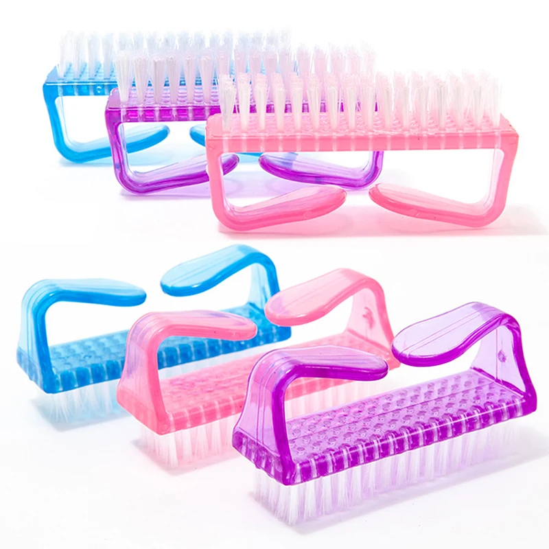 

Clean Brush Tool File Nail Art Brushes Care Manicure Pedicure Soft Remove Dust Small Angle Cleaner