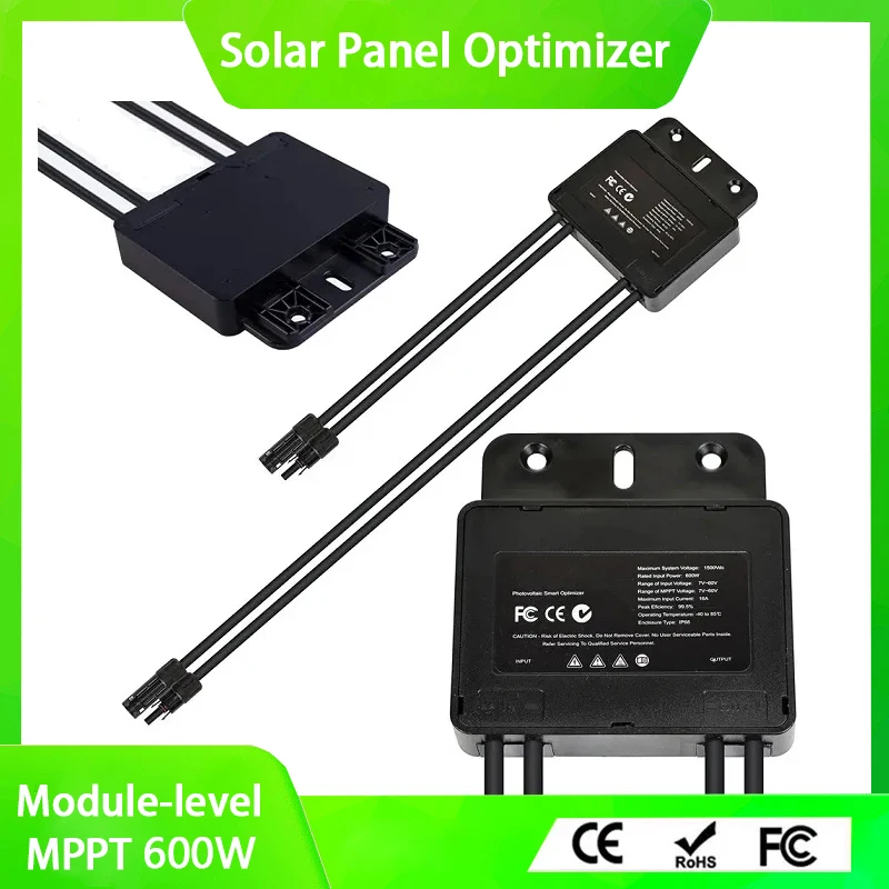 PV Power Optimizer Solar PV Panels Module level Max Input 600W System Voltage 1500V MPPT High Efficiency portable solar panel,solar charger panels,solar panels