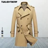 Classic Men's Trench Coat 8XL Plus Size Windbreak High Quality Business Casual Wind Coat Men Clothing Oversized Ponchos A5F7987 1
