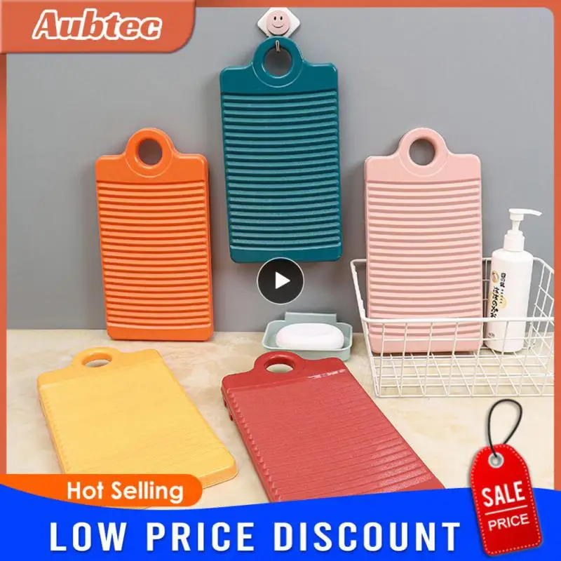 Plastic Antislip Wash-board Mini Hangable Thicken Washing Board Cloth Socks Cleaning Tool Soft Gentle And Not To Hurt Your Hand laundry board