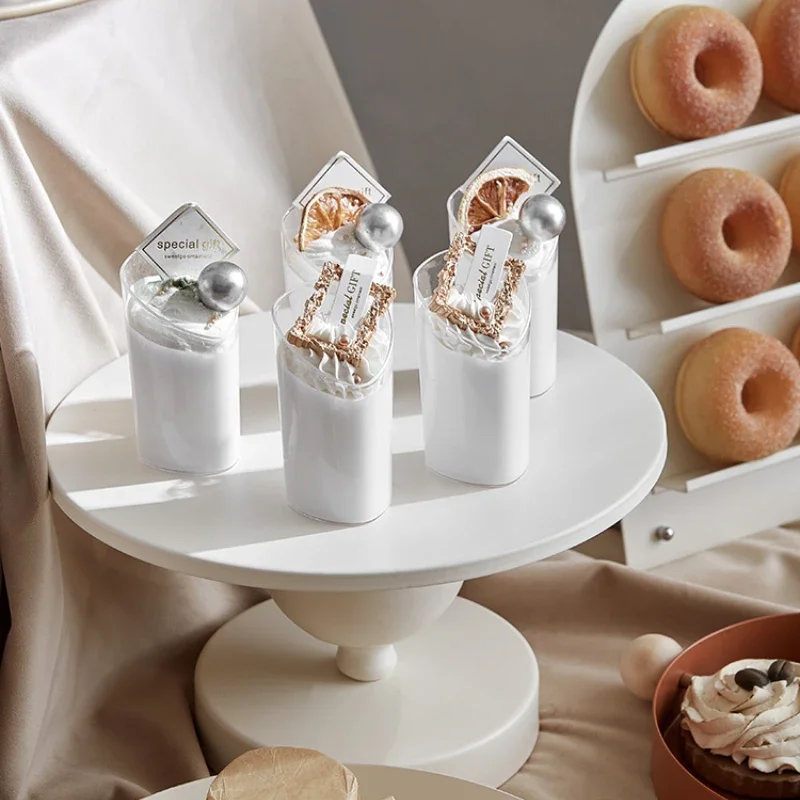 Surprise Silent Wind White Dessert Table Decoration Wedding Table Decoration Birthday Cake Tray Display Stand Gold Dessert Tray