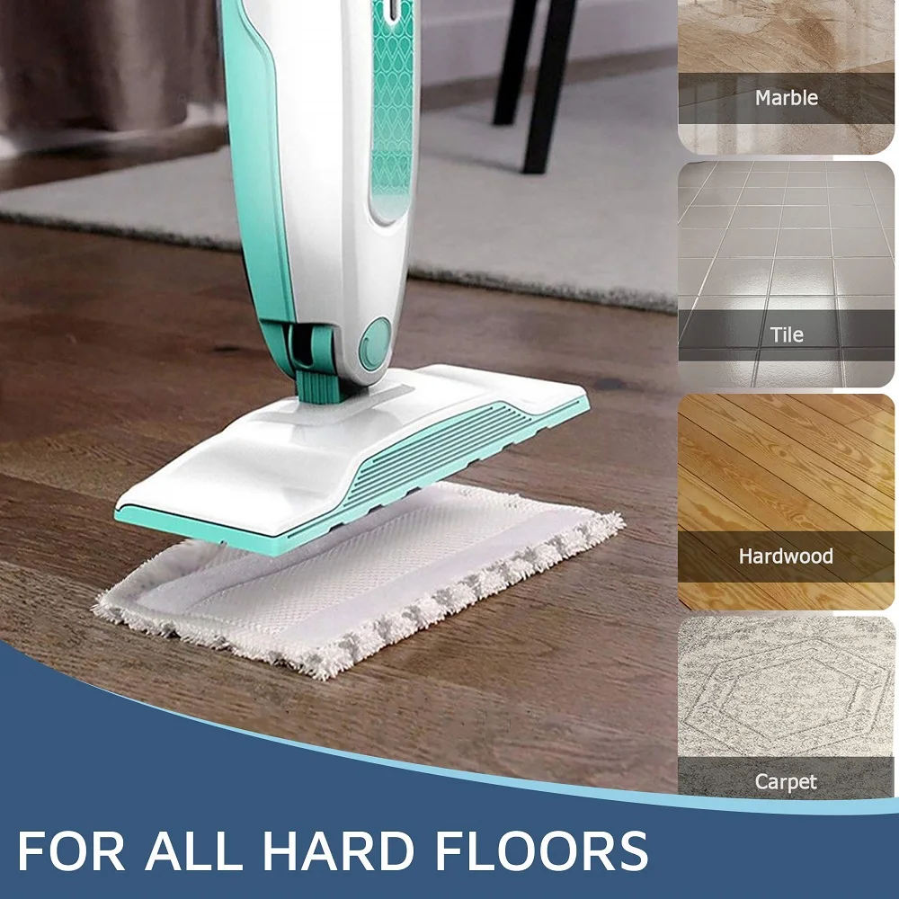 Steam Mop Pads Washable Replacement Steamer Mop Pads with All Hard Floors for Shark S1000 S1000A S1000C S1000WM S1001C