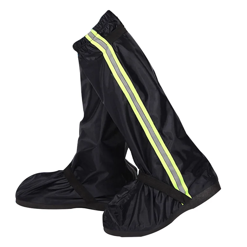 Long Length Waterproof Reusable Motorcycle Cycling Bike  Thickened Oxford Cloth Non-slip Wear-resistant Waterproof Shoes Cover