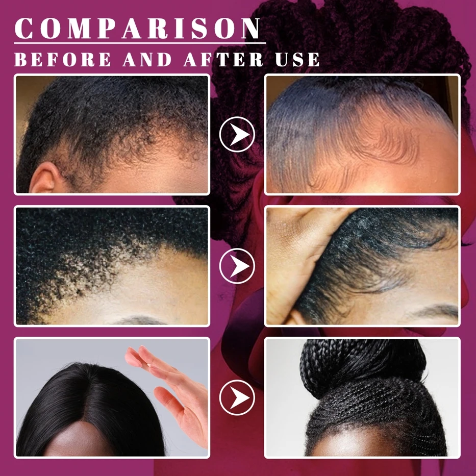 Strong Hold Braiding Gel Wax - Anti-Frizz Hair Pomade for Smooth Edge Control