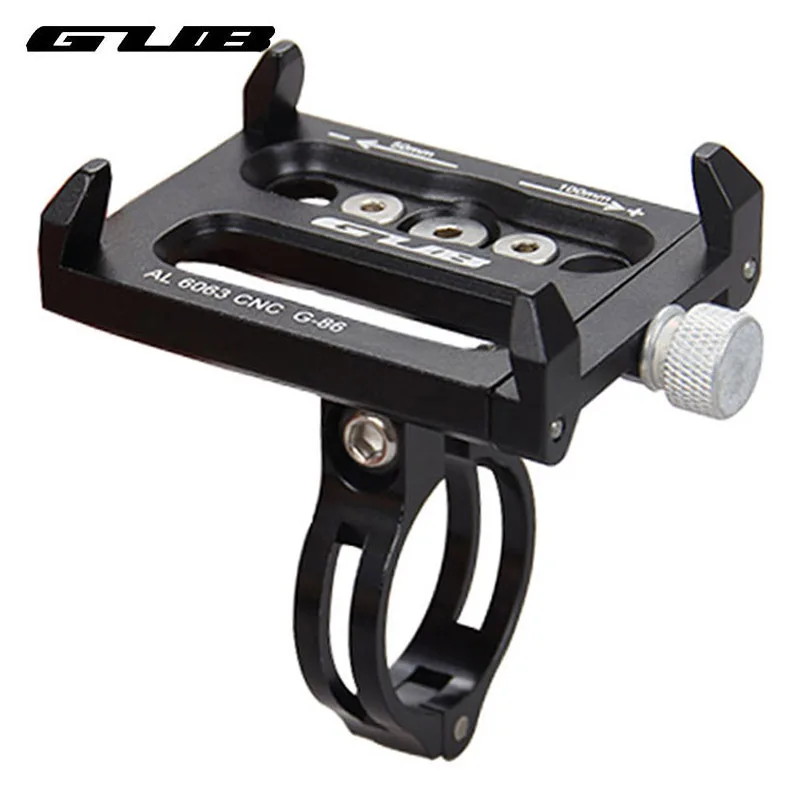 

GUB Aluminum Alloy Bicycle Phone Holder Extended Four-claw Fixed Bicycle Mobile Phone Stand Motorcycle Mobile Phone Holder