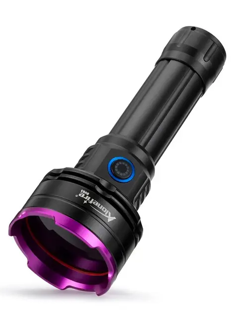 Torcia UV 51 LED Per Rilevare Urina Di Animali - Lampada Di Wood Portatile | Per Macchie, Scorpioni E Autenticazione - Foto 3