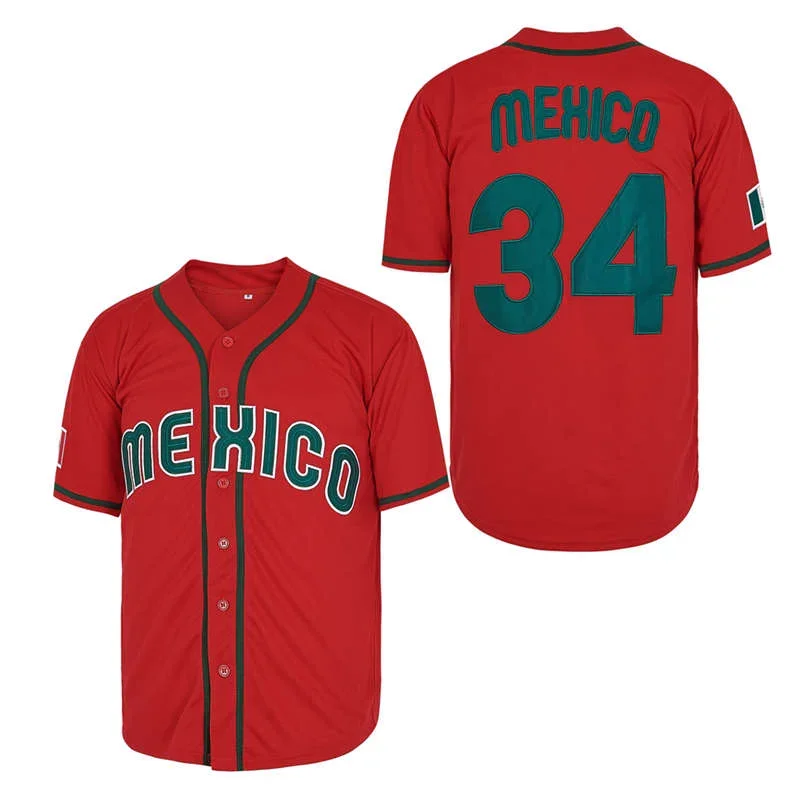 Mexico 7 Urias 34 56 AROZARENA jersey Baseball jerseys Sewing Embroidery Outdoor sportswear world Champion White Red