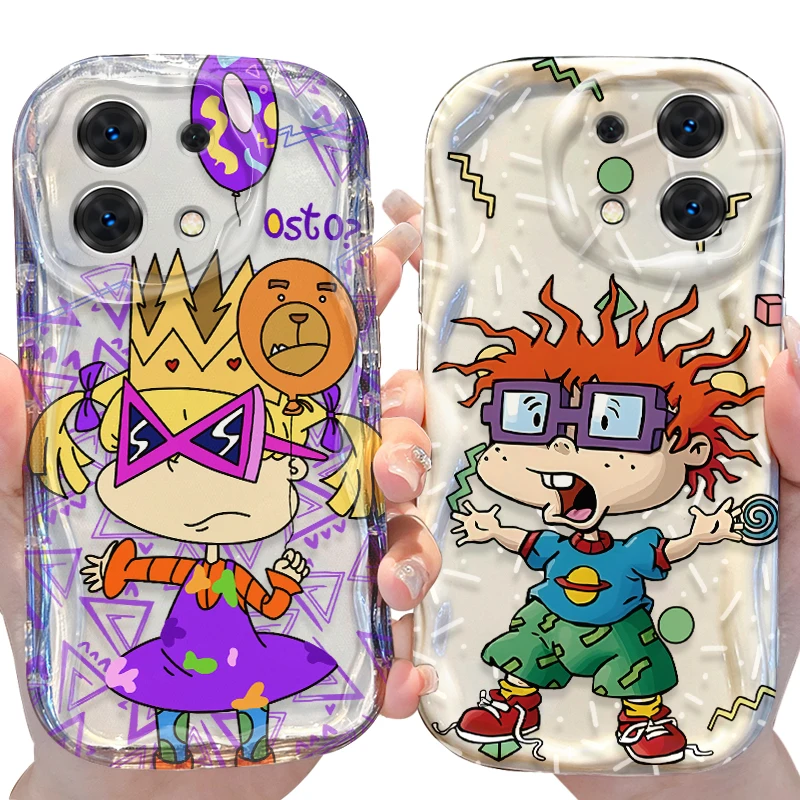 R-Rugrats Wave Shockproof Soft Back Phone Case